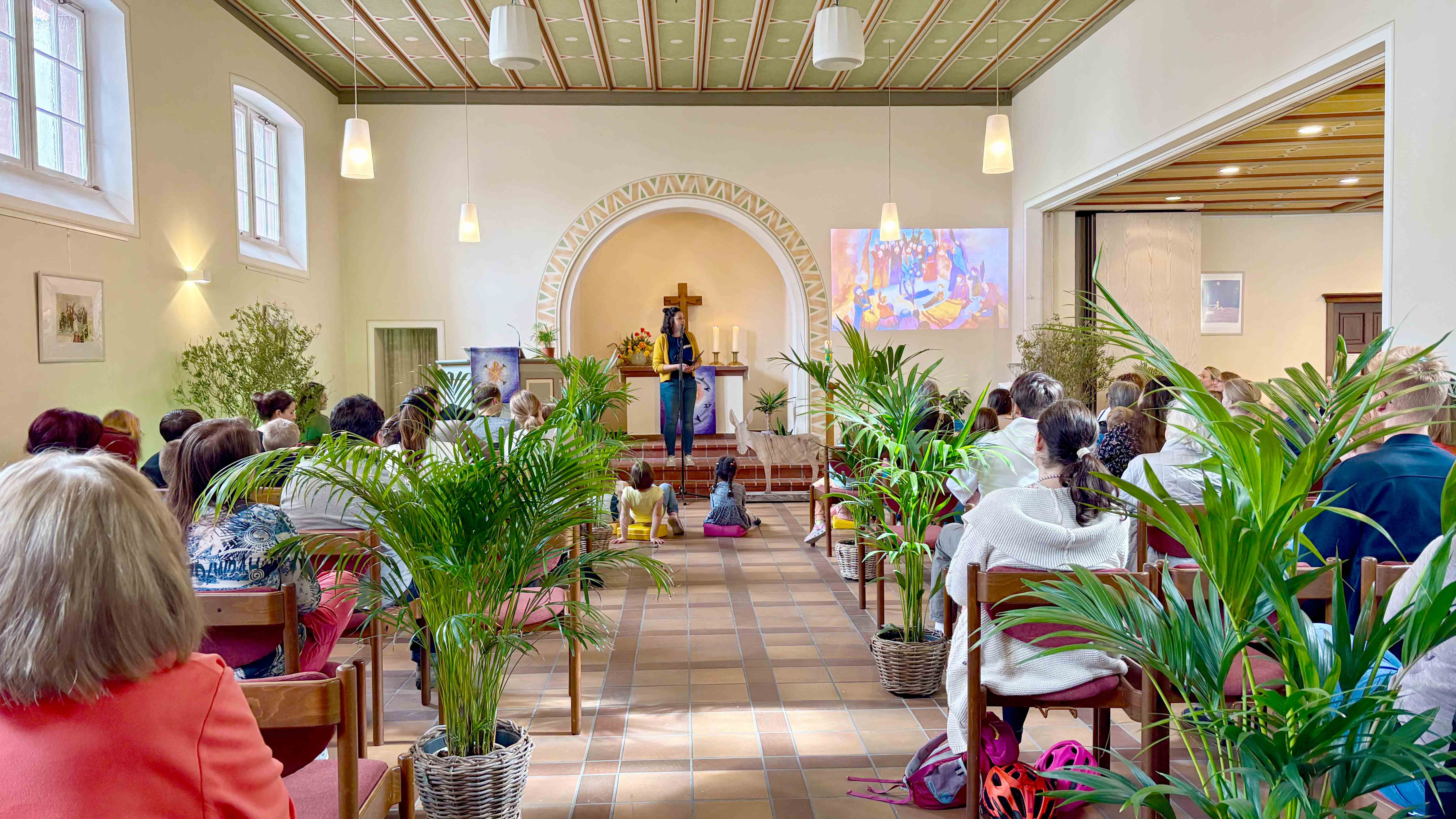 Gottesdienst in Kirche