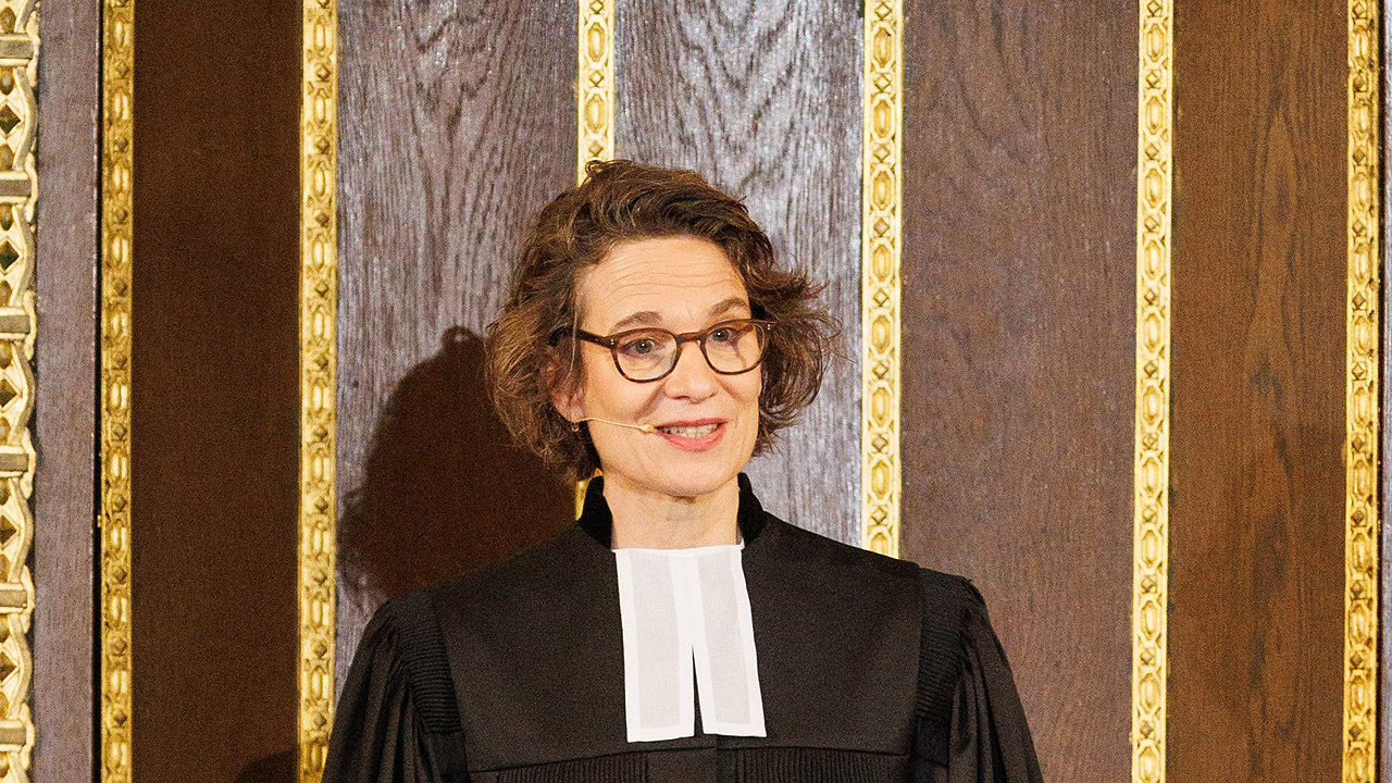 Christiane Tietz im Talar