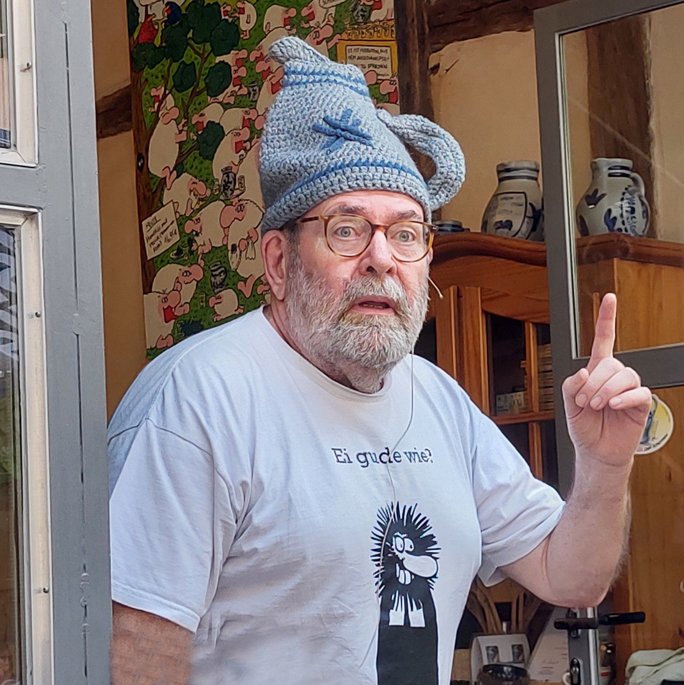 Hans Joachim Greifenstein mit Bembelkapp