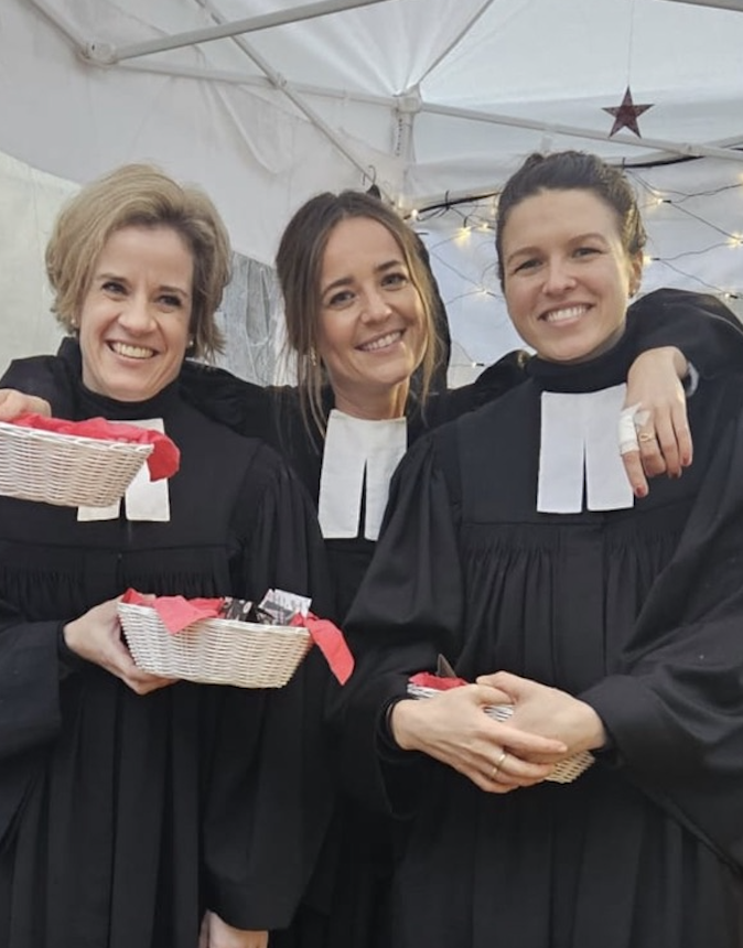 Abschied Stella Schu Drei Pfarrerinnen