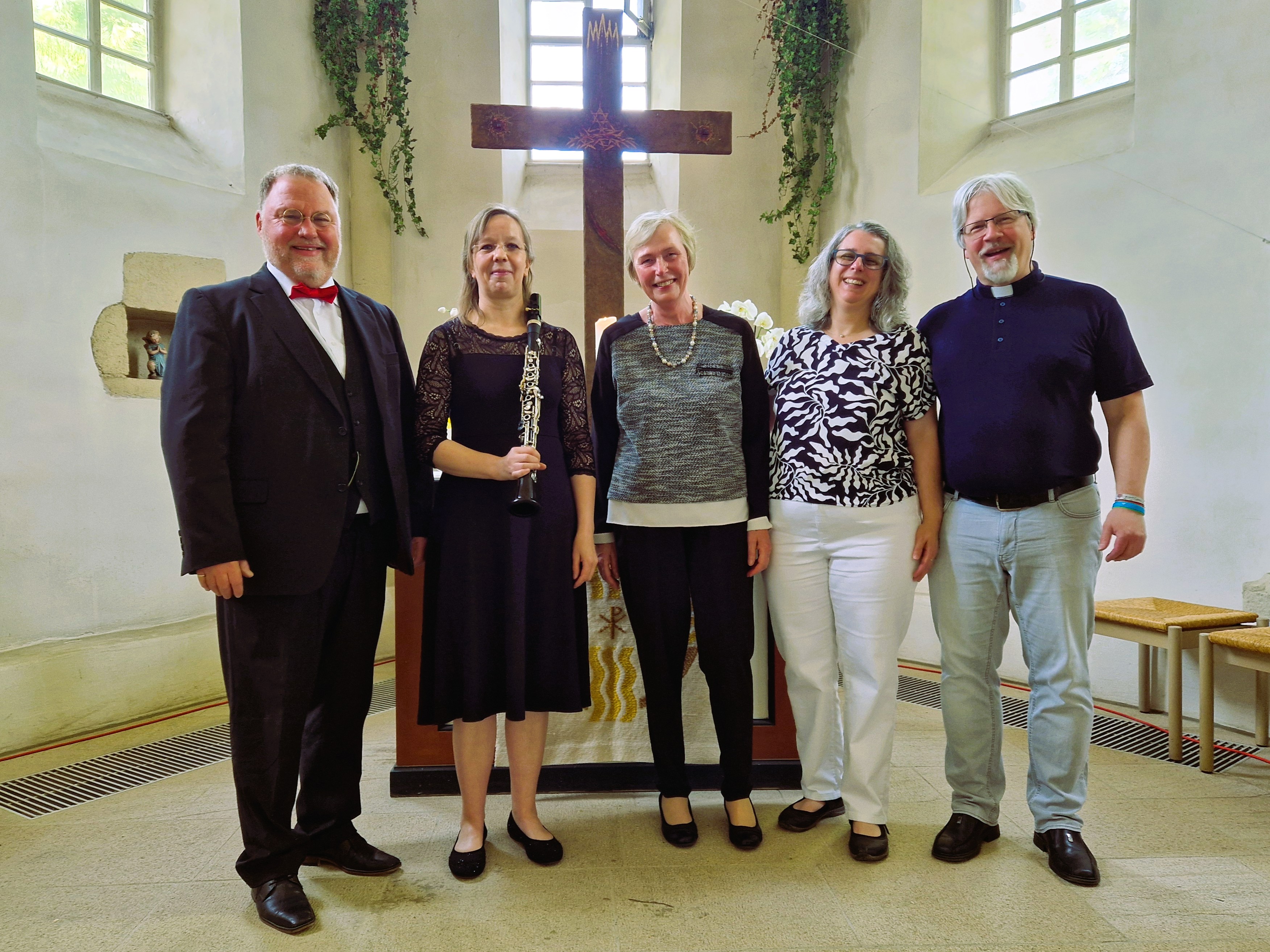 Das trio flex mit dem liturgischen Team von Rückeroth gestaltete gemeinsam einen Nachmittag in der Evangelischen Kirche Rückeroth.