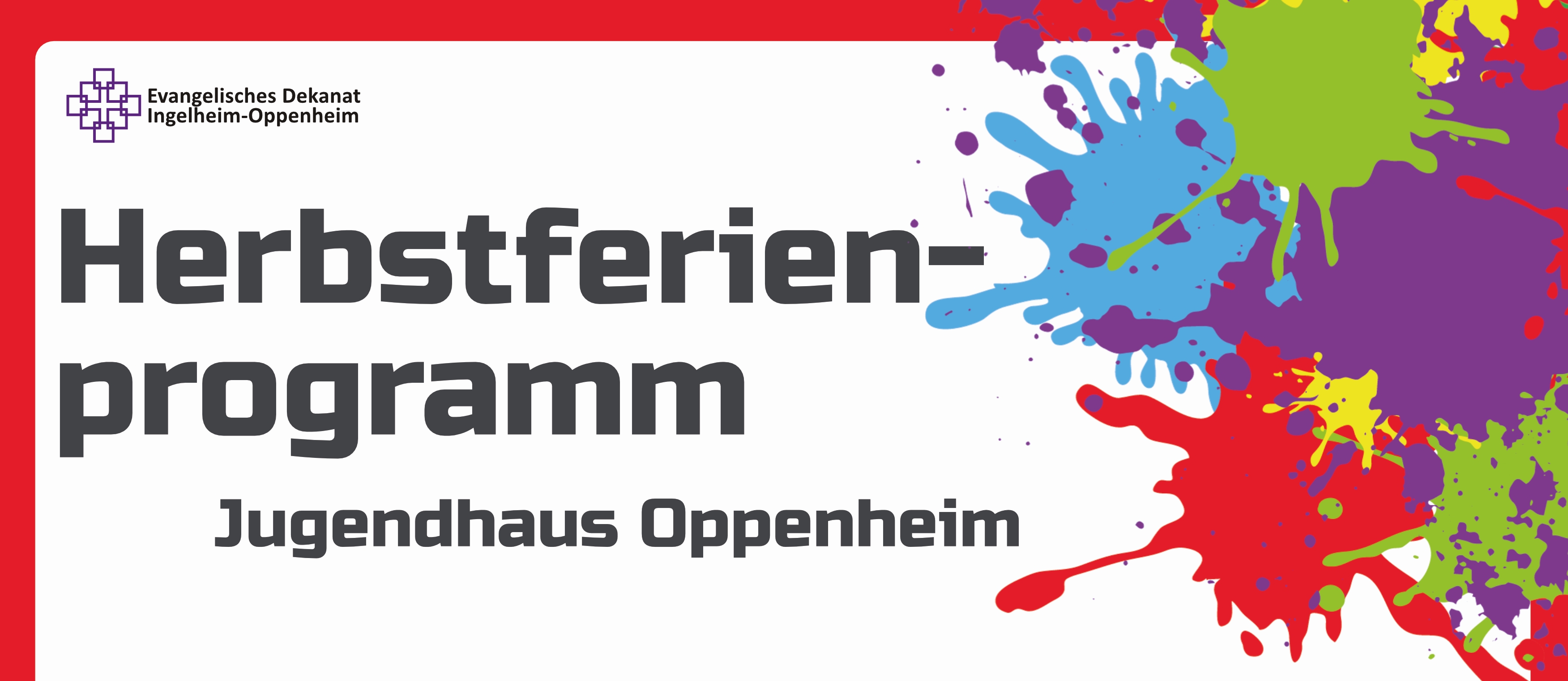 Jugendhaus Herbstferienprogramm