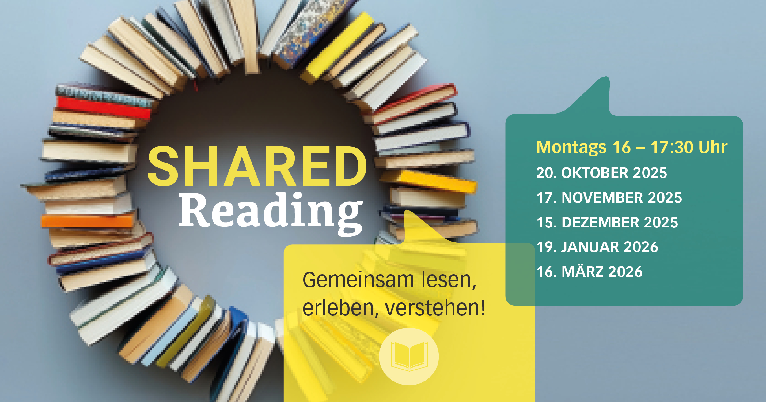 emeinsam lesen, über ein Stück Literatur mit anderen ins Gespräch kommen