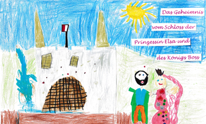 Illustration aus dem preisgekrönten digitalen Hör- und Bilderbuch der Kita Ewersbach Eine Illustration aus dem preisgekrönten digitalen Hör- und Bilderbuch der Kita Ewersbach