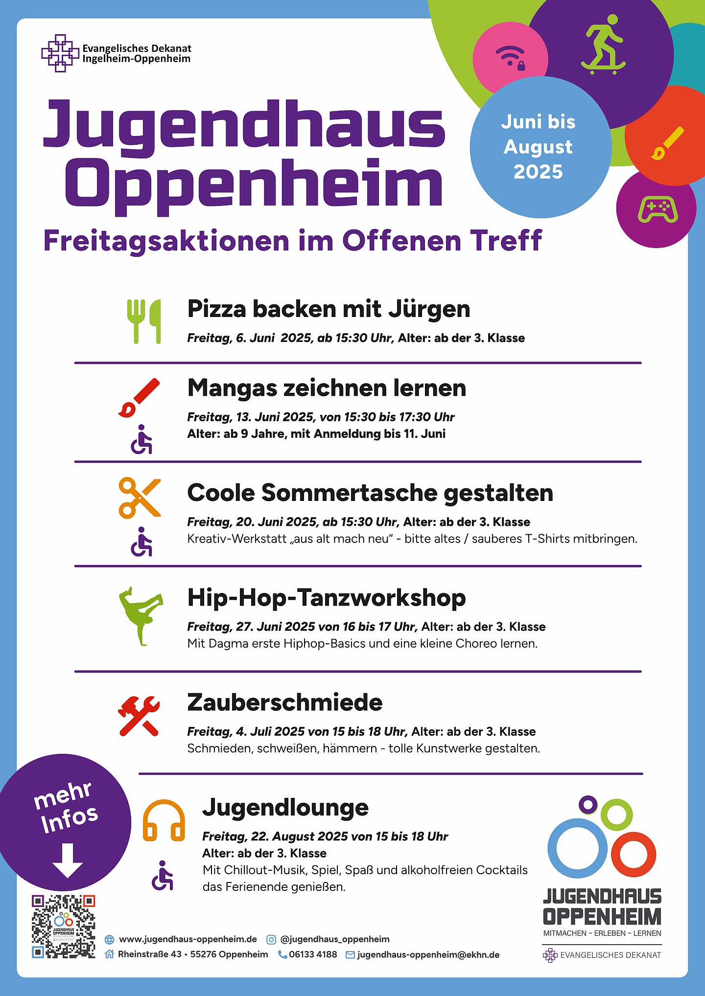 Freitagsaktionen im Oppenheimer Jugendhaus