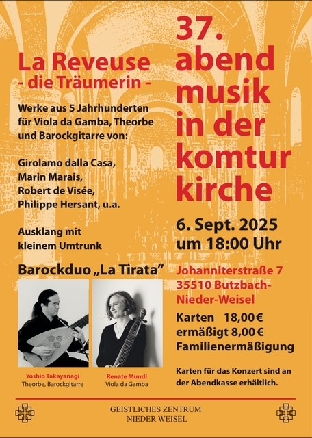 Plakat zur Abendmusik