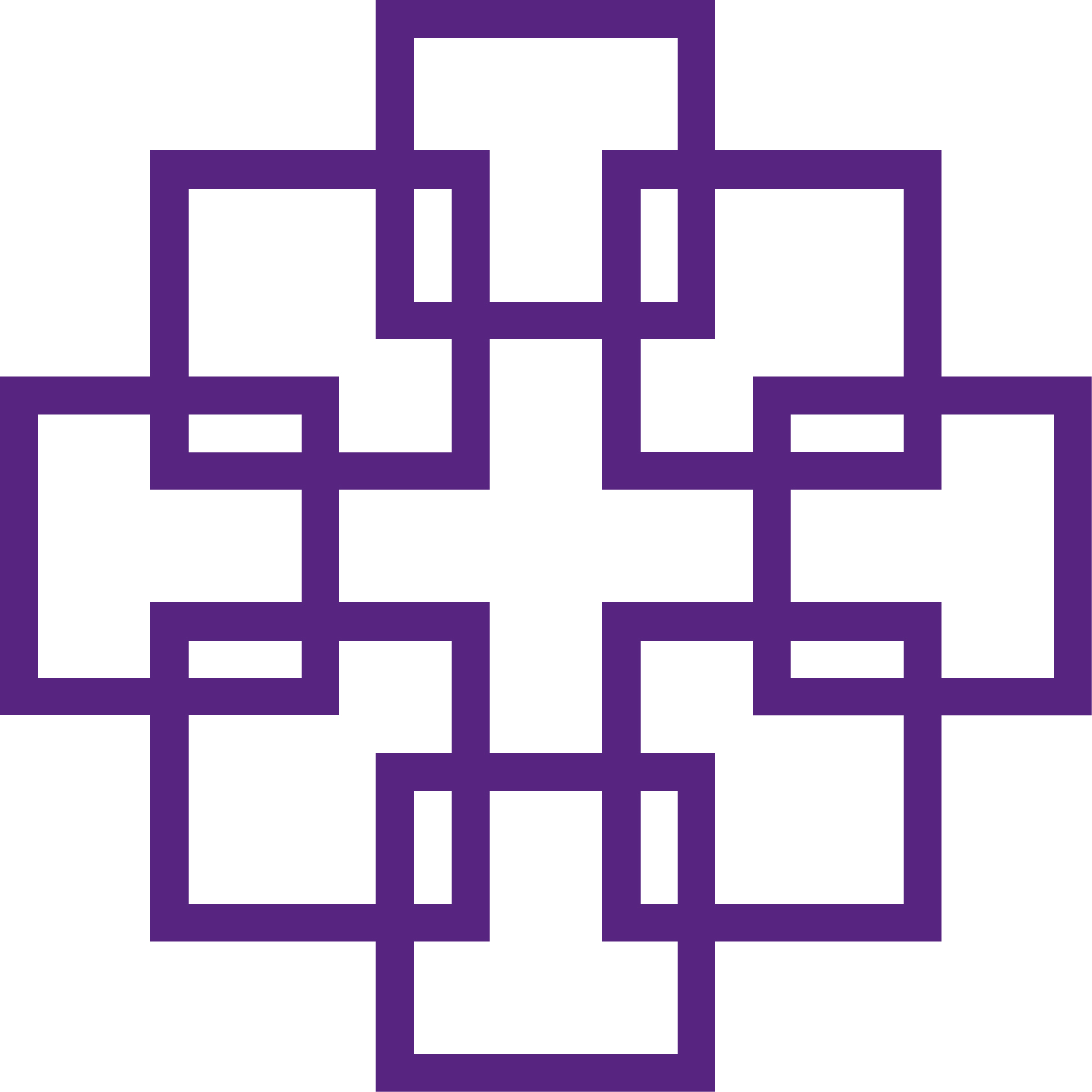 Facettenkreuz Symbolbild