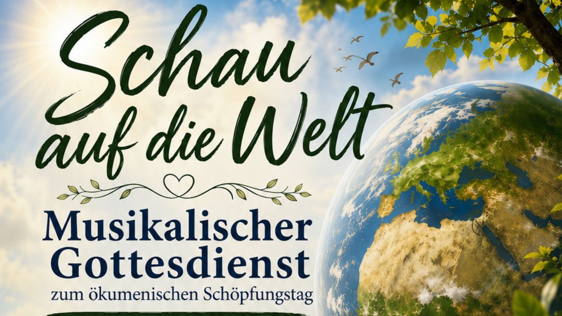 Das Bild verweist auf einen musikalischen Gottesdienst.