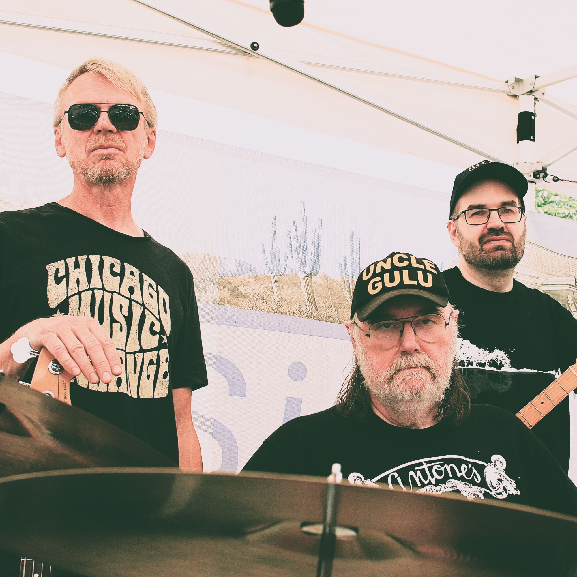 Drei Musiker der Band Sit-in