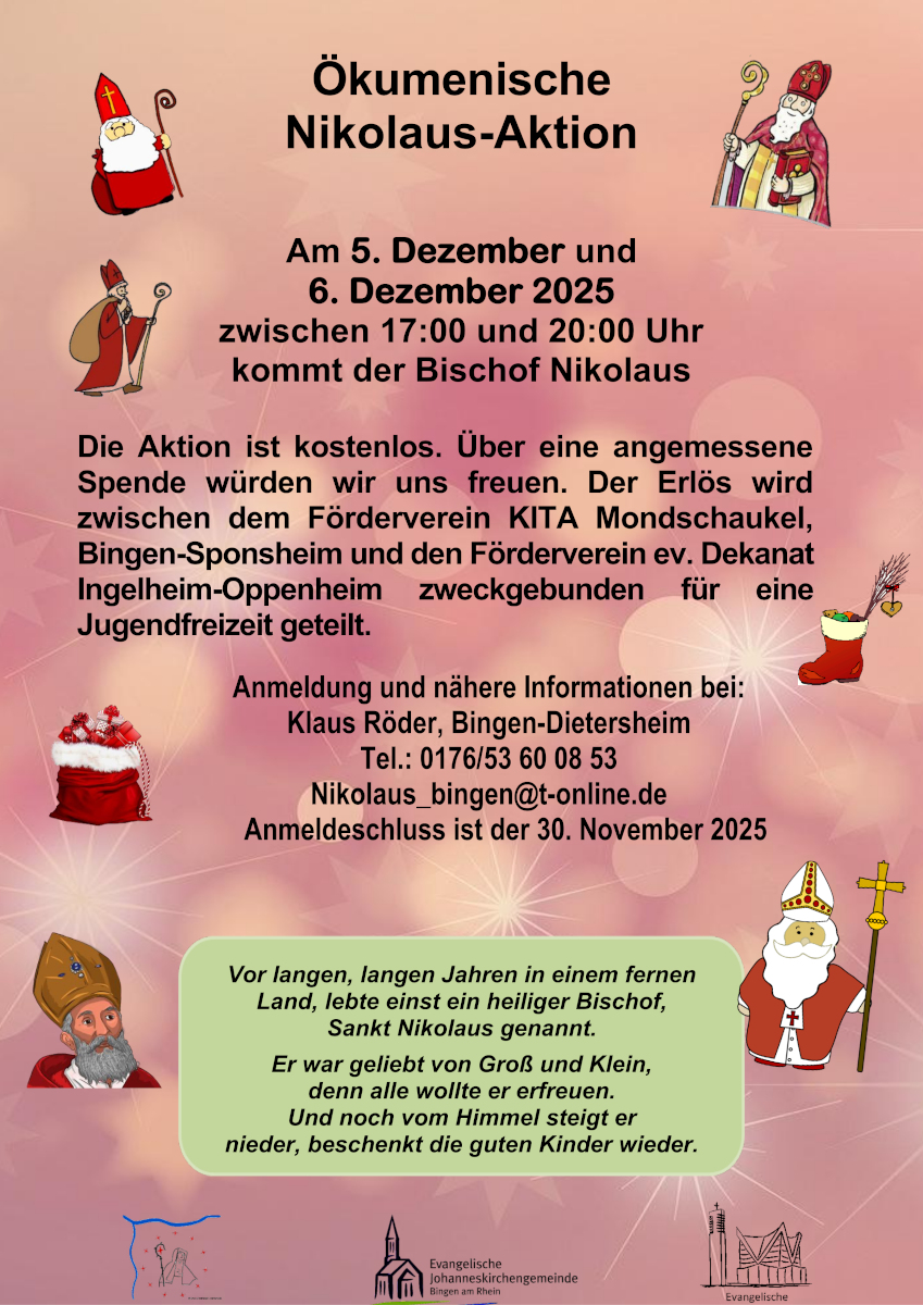Nikolaus-Aktion Plakat 2025