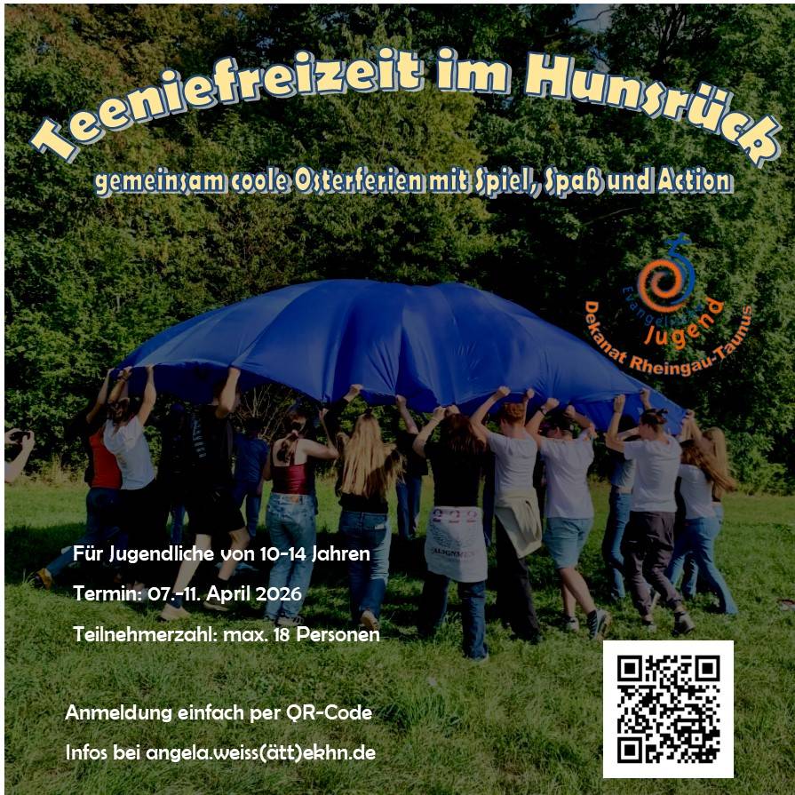 Einladungspost zur Teeniefreizeit