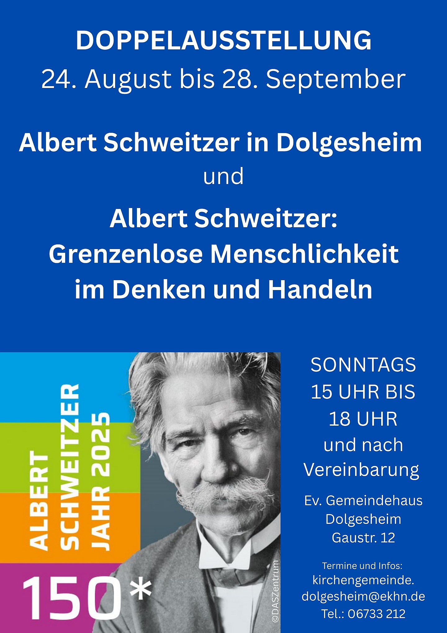 Dolgesheim - Doppelausstellung Albert Schweitzer