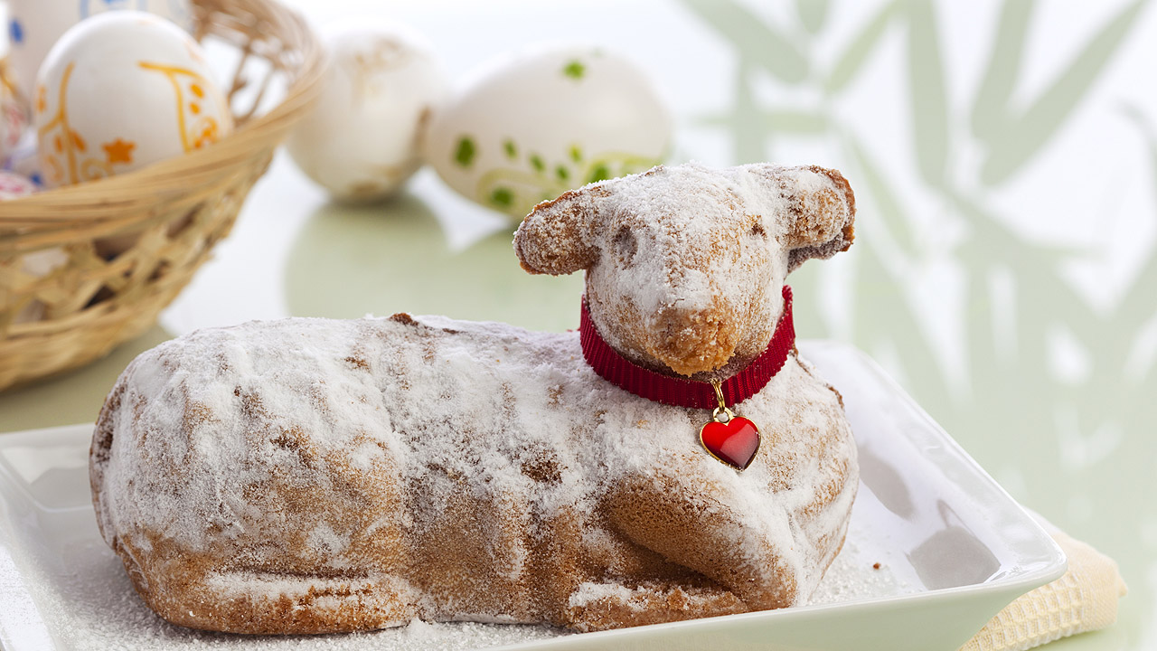 Osterlamm gebackenes Osterlamm