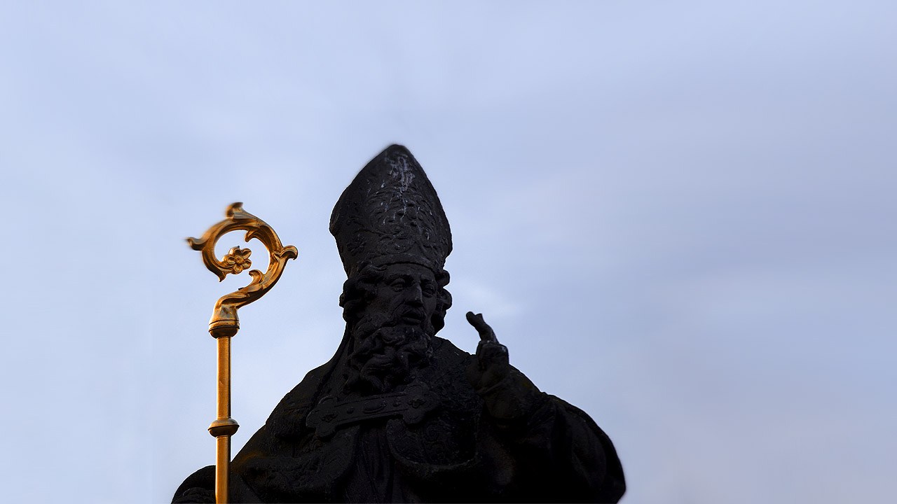 Papst-Denkmal in Prag