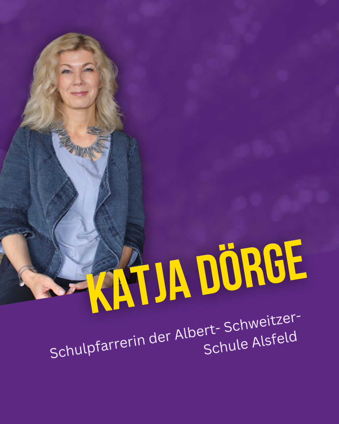 Katja Dörge, Schulpfarrerin der Albert-Schweitzer-Schule Alsfeld