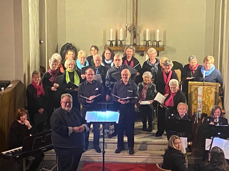 Kirchenchor in der ev. Kirche Rennerod