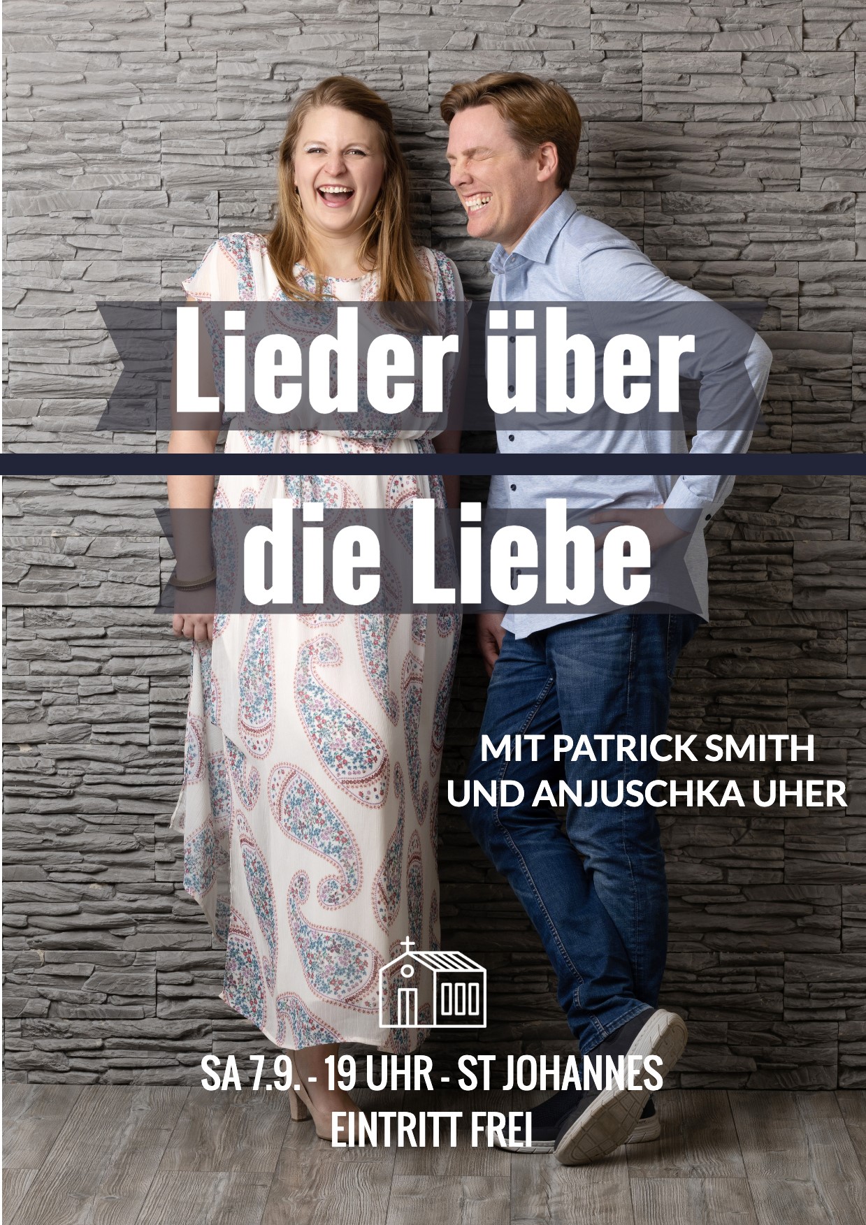 Patrick Smith und Anjuschka Uher (links)