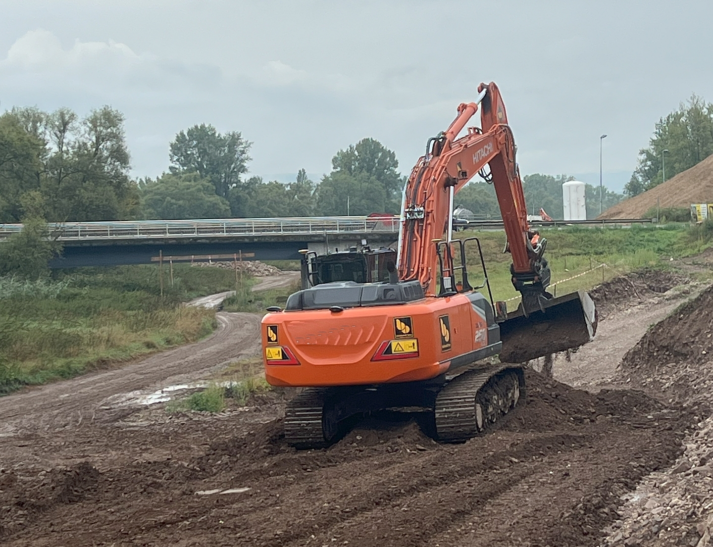 Vorschulkinder der Kita "Morgensonne" in Gensingen erleben einen besonderen Tag auf einer Baustelle