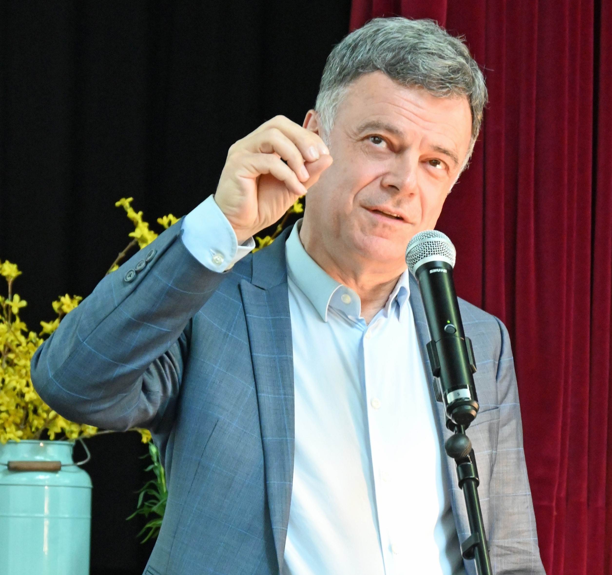 Professor Giovanni Maio hielt einen denkwürdigen Vortrag über die Sorge zum 25-järigen Jubiläum des Hospiz-Dienstes Rheingau