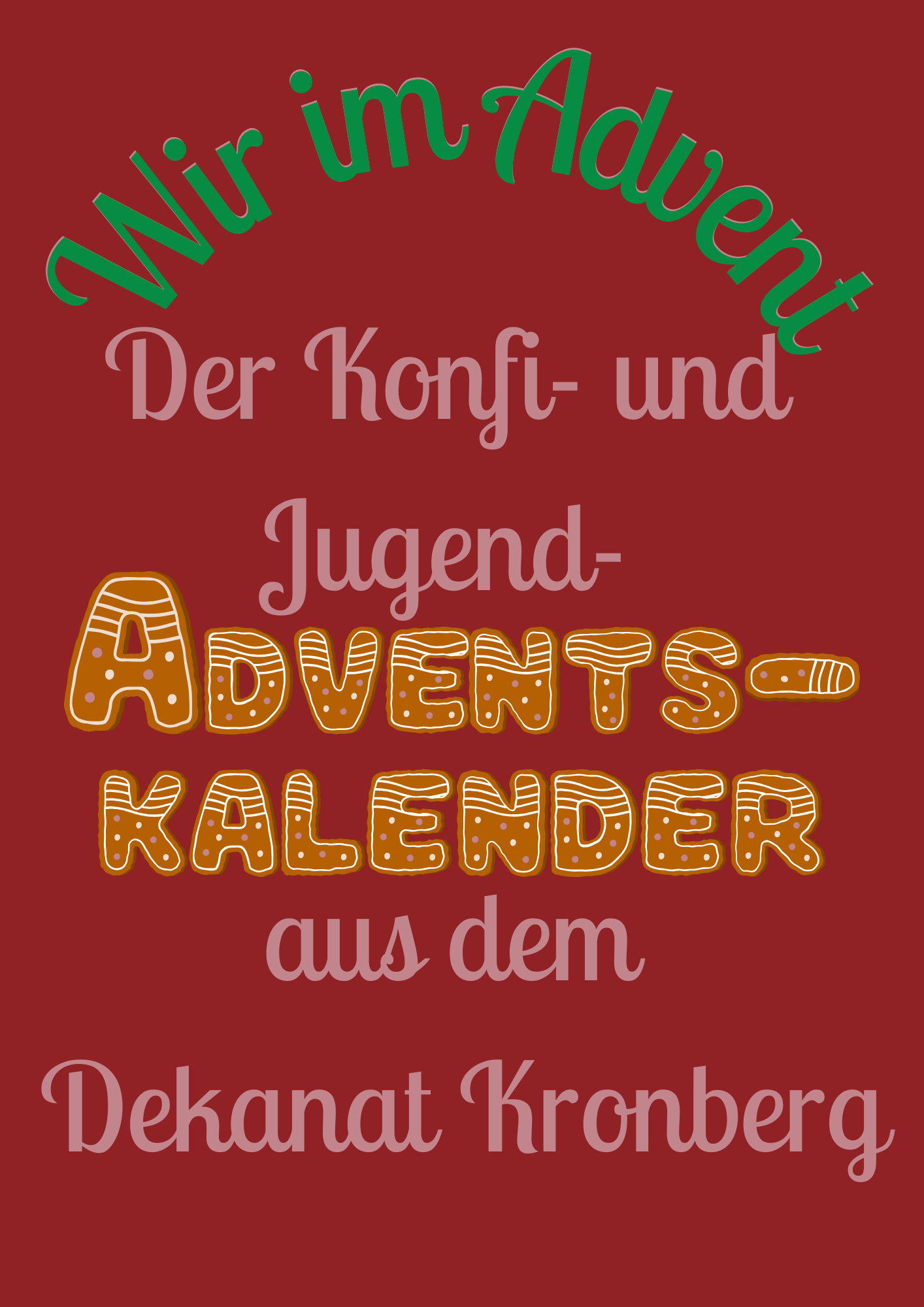 Konfi Adventskalender 2025 Titelmotiv des Konfi Adventskalenders 2025