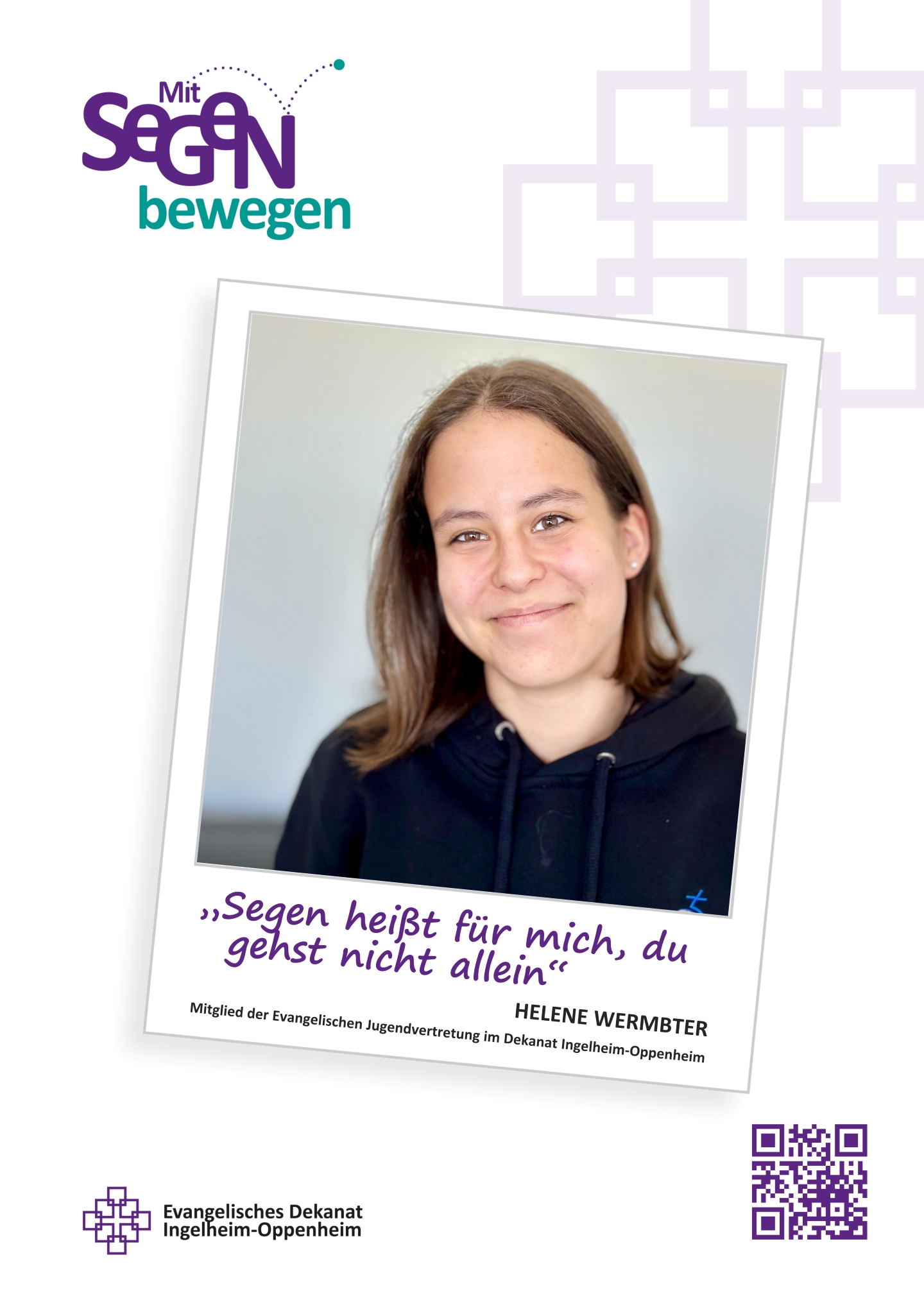 Helene Wermbter zur Dekanatskampagne Mit Segen bewegen Helene Wermbter zur Dekanatskampagne Mit Segen bewegen