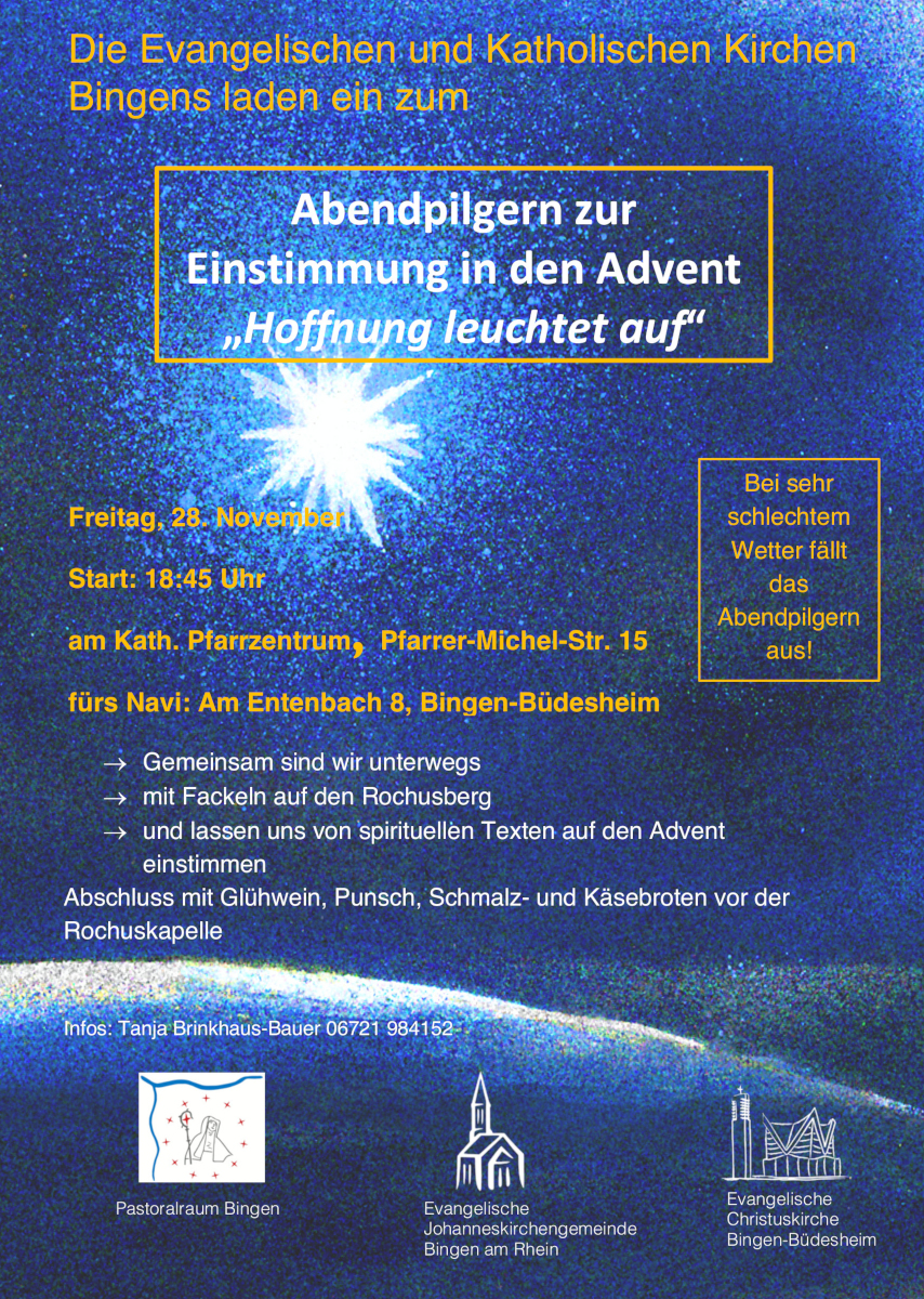 Poster Abendpilgern