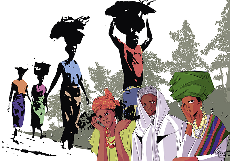 Bild zum Weltgebetstag 2026 von der Künstlerin Gift Amarachi Ottah 