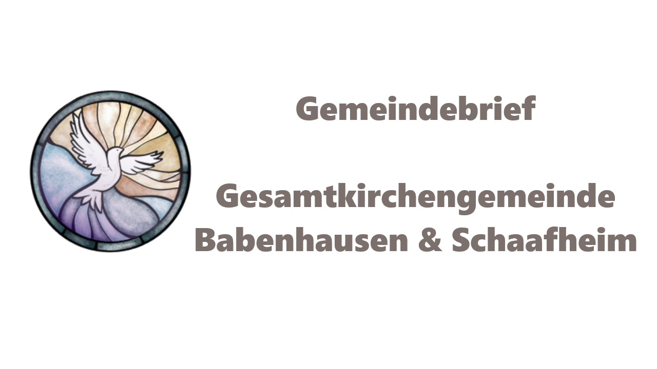 Das Bild zeigt eine Taube als Logo für den Gemeindebrief