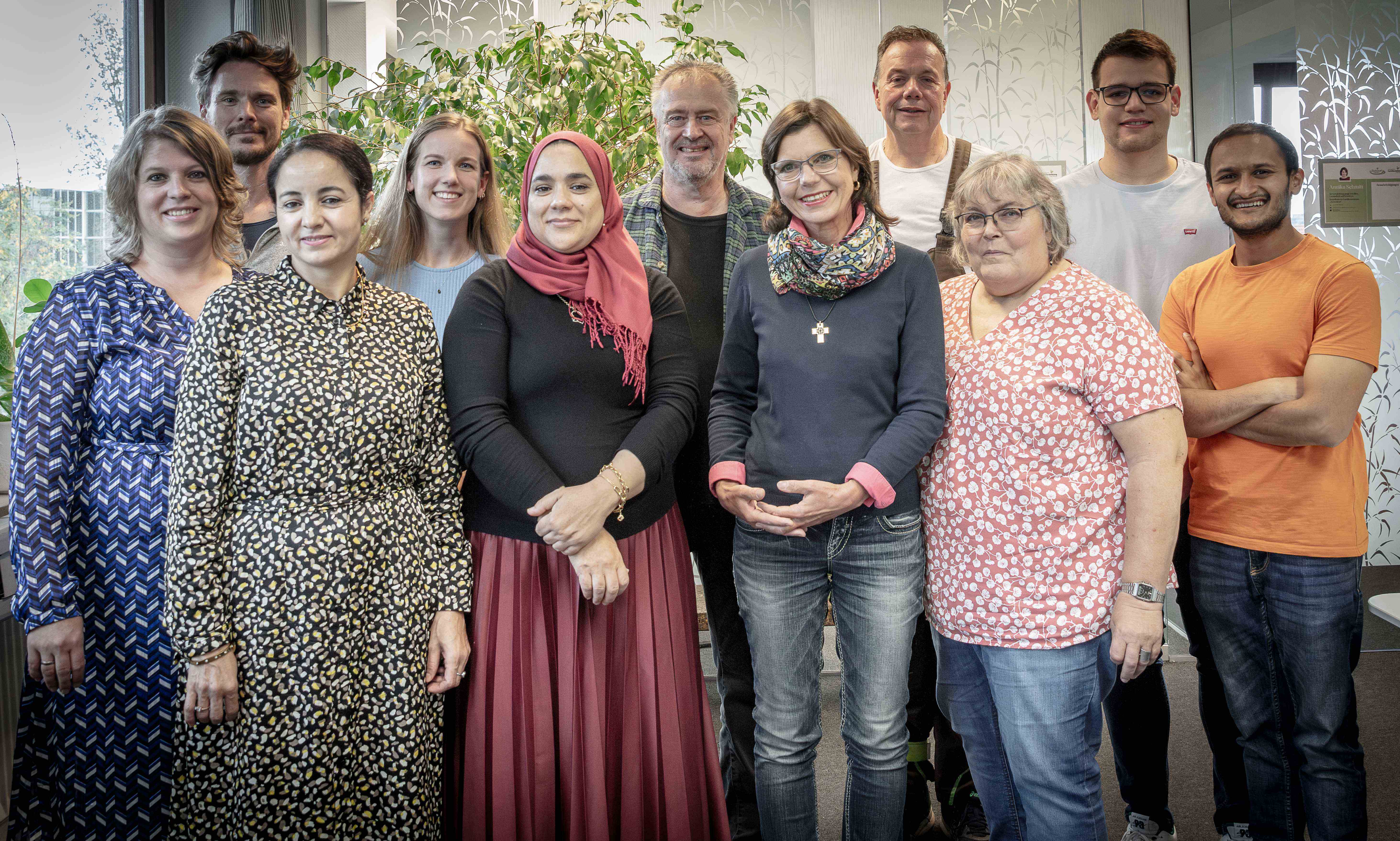 Die haupt- und ehrenamtlichen Mitarbeitenden von „Deine Chance" 