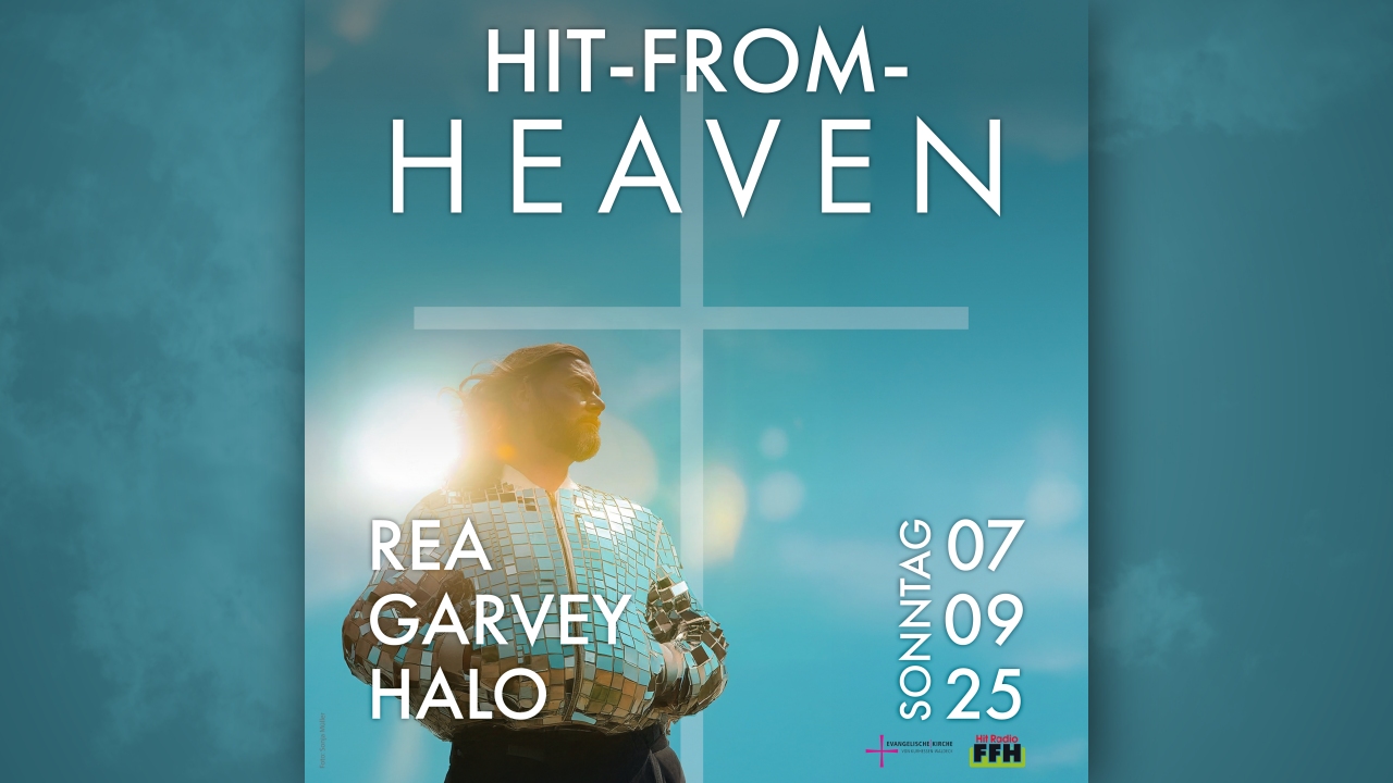 Hit-From-Heaven-Sonntag 2025 Portrait von Rea Garvey mit Textinfos zum Hit-From-Heaven-Sonntag