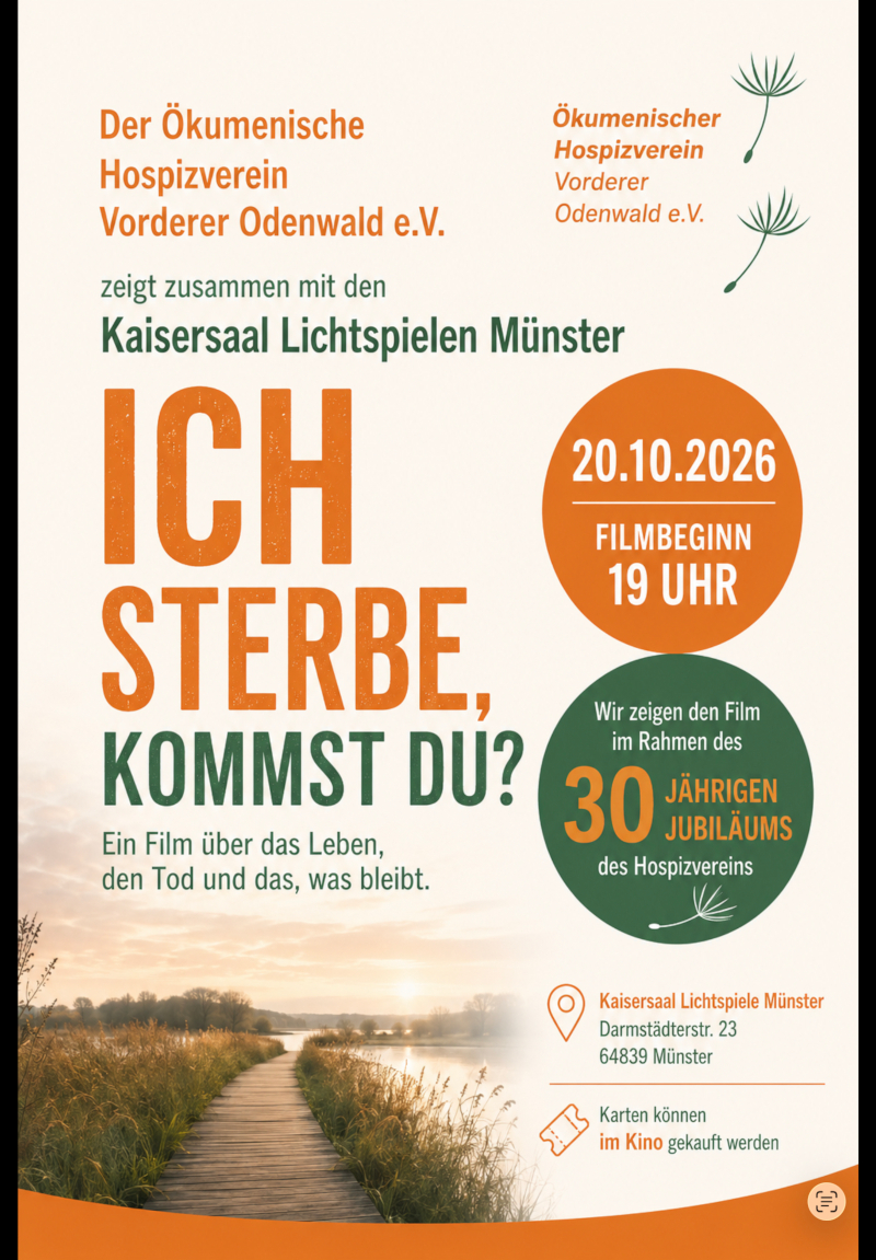 Einladung Hospitzverein Kino 2026 Einladung Hospitzverein Kino 2026