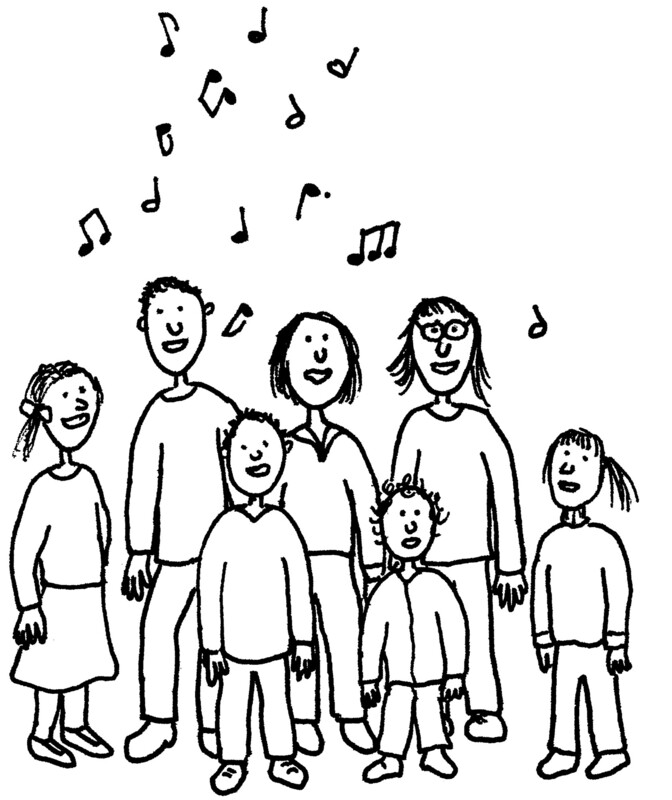 Zeichnung Kinderchor