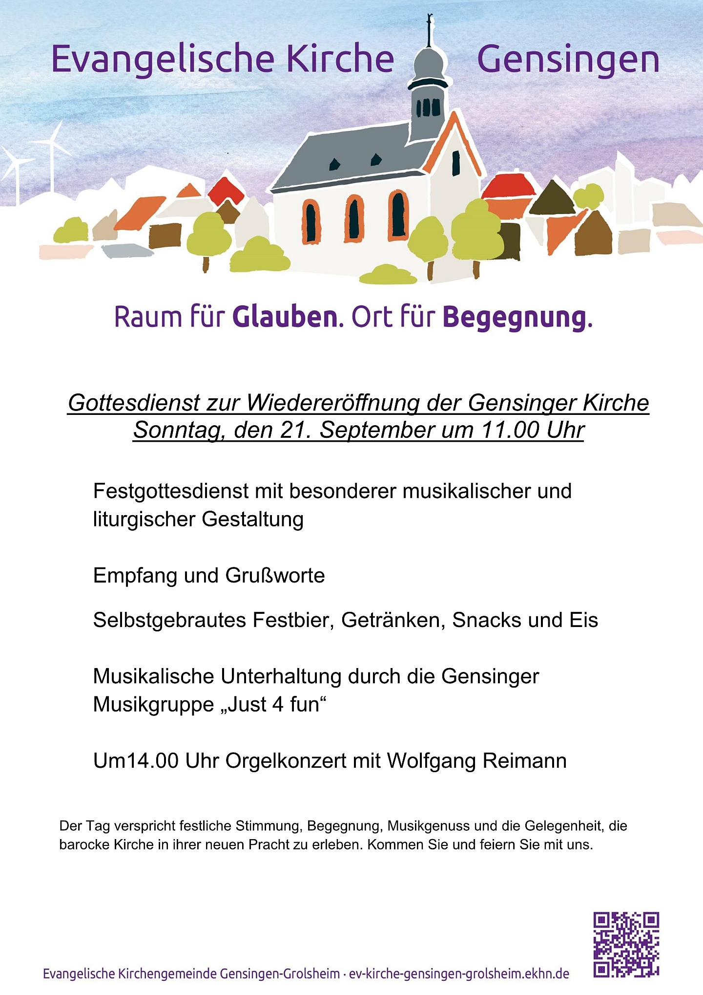Gensingen Gottesdienst Eröffnung