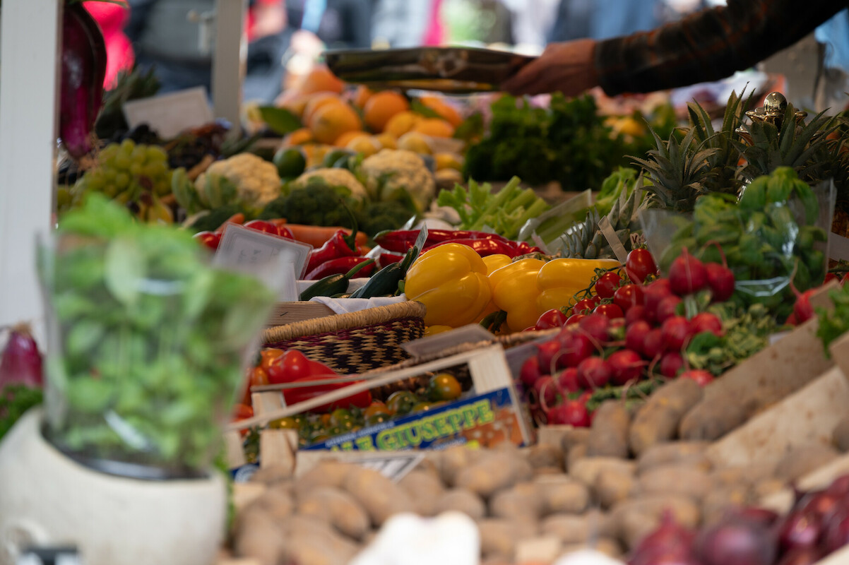 Marktstand Wochenmarkt - Auslage