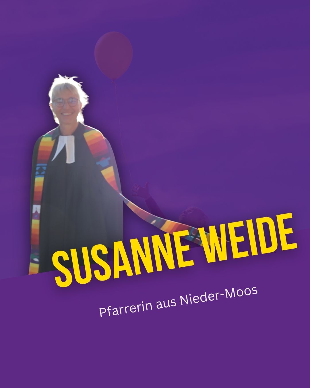 Susanne Weide, Pfarrerin aus Nieder-Moos