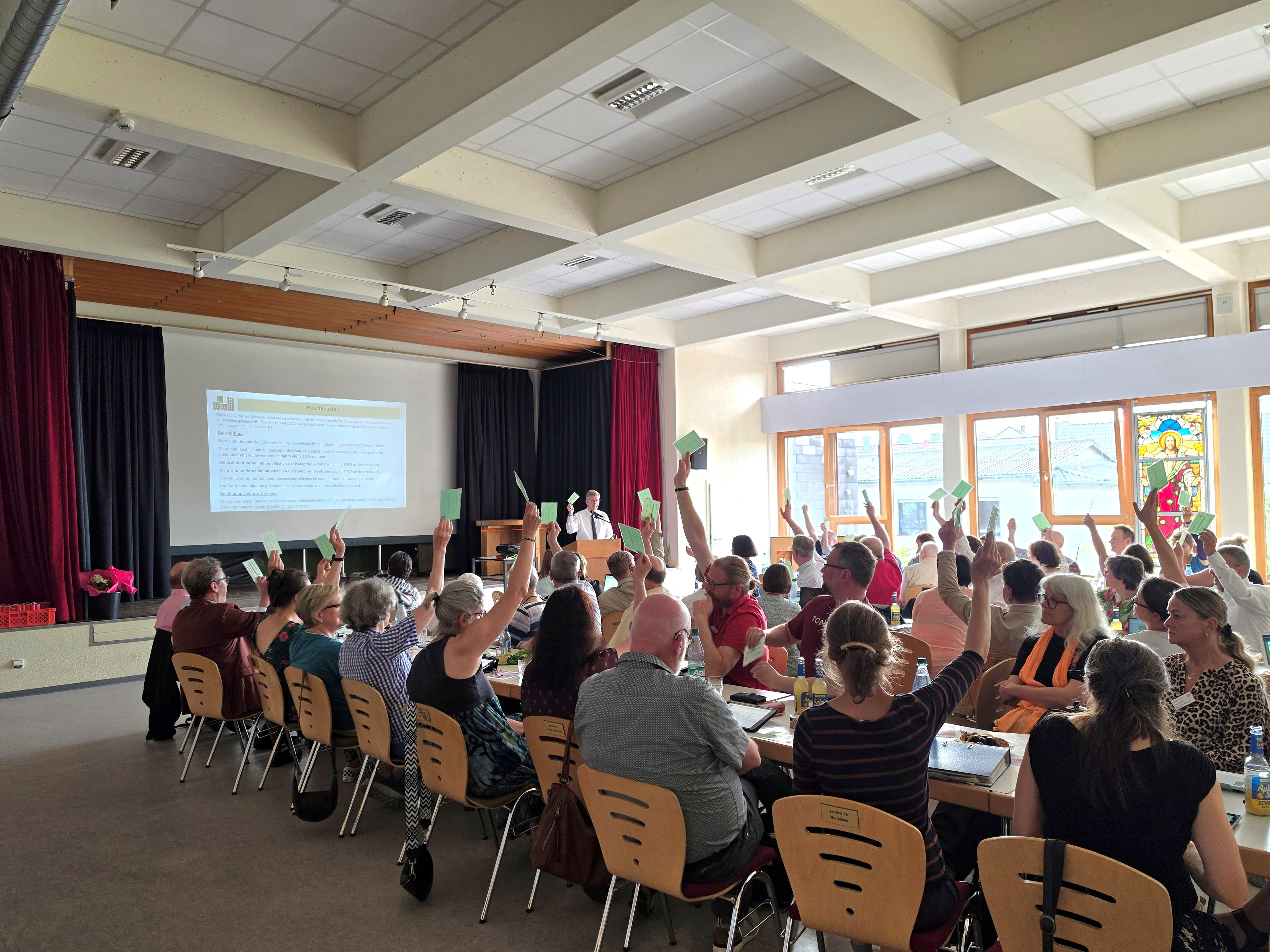 Synodenvertreter bei der Tagung am 29. Mai 2026 in Eschborn 