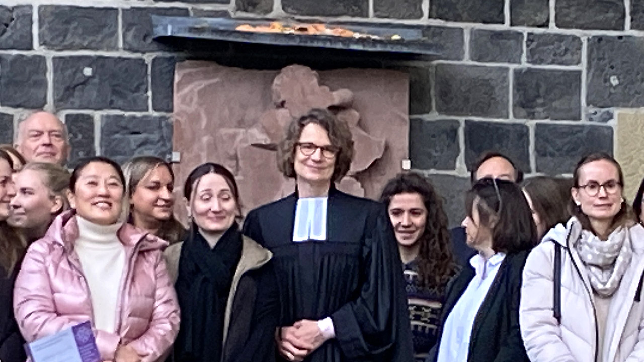 Gruppenbild mit Kirchenpräsidentin