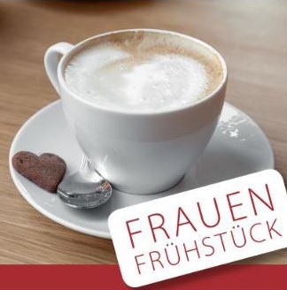 Kaffeetasse mit Aufschrift Frauenfrühstück