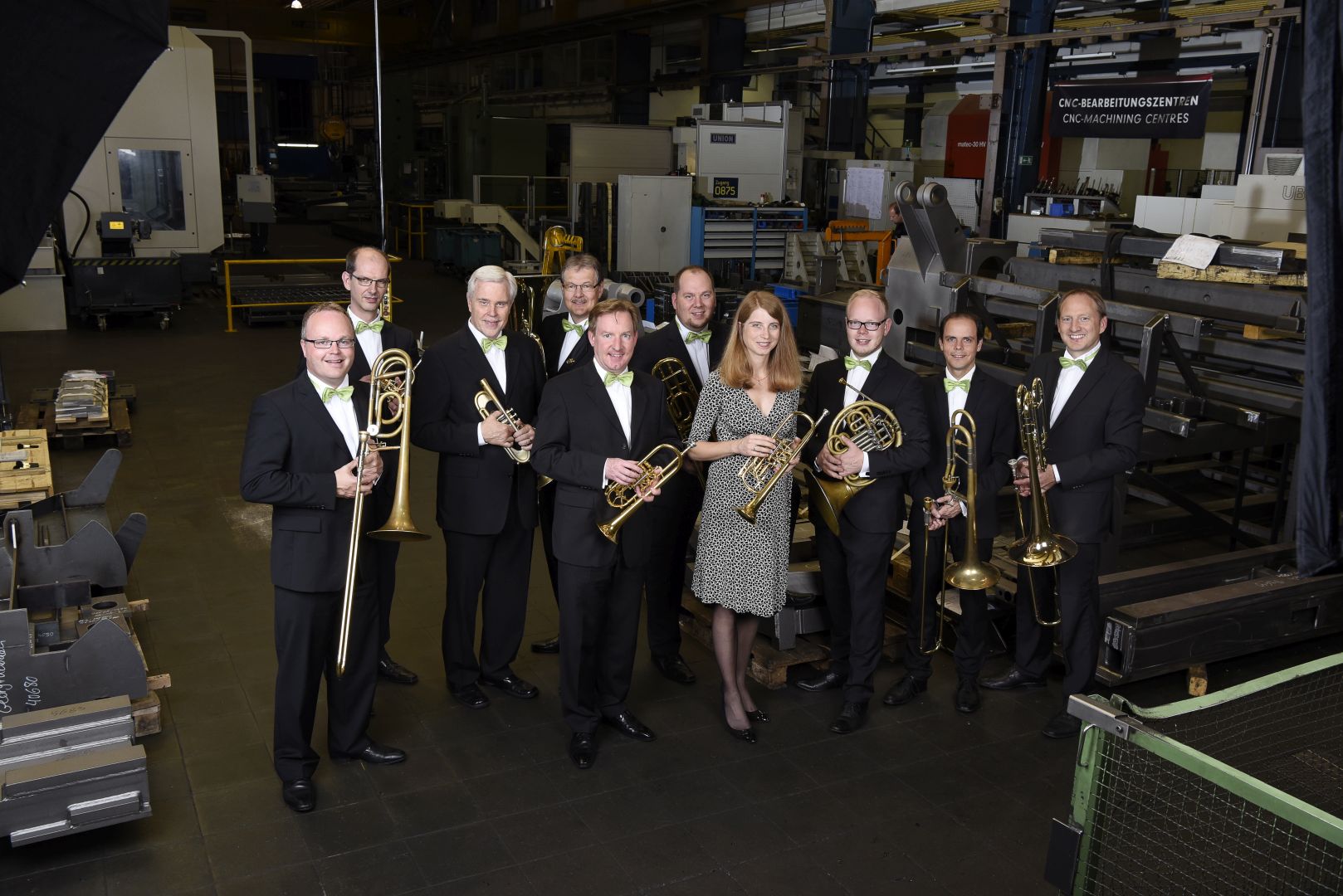 Bläserensemble "pro musica sacra" in voller Besetzung
