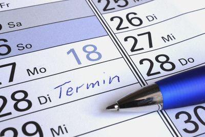 Kalenderausschnitt mit Termin