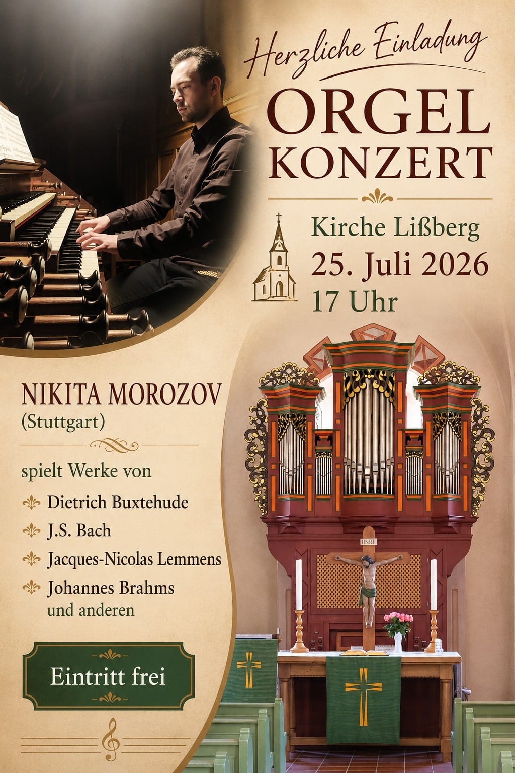 Flyer Orgelkonzert