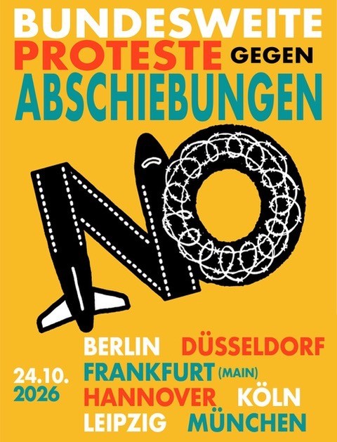 Bundesweite Proteste gegen Abschiebungen
