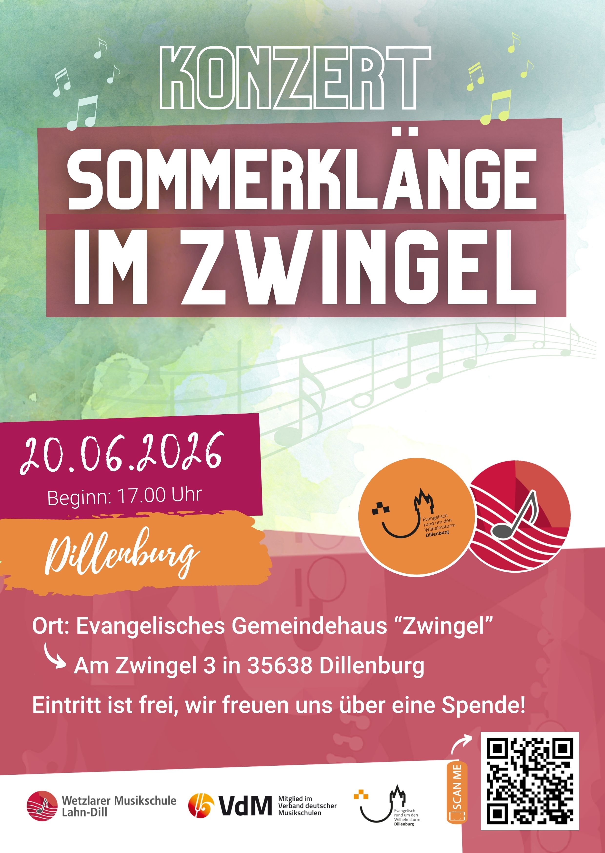 Plakat zum Konzert