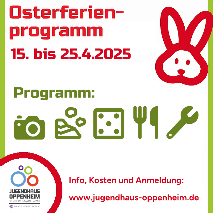 Osterferienprogramm Jugendhaus 2025