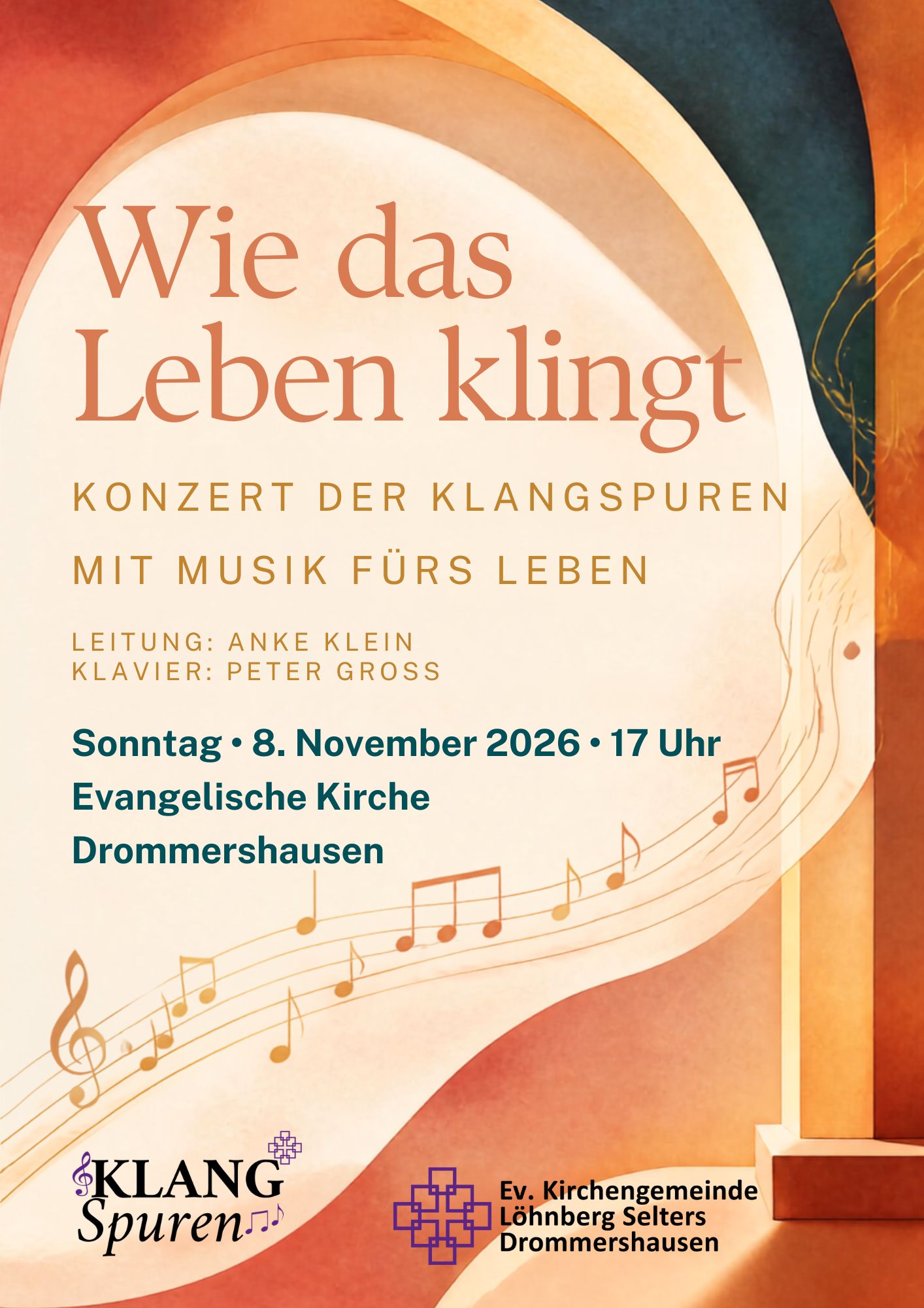 Konzert der Klangspuren 2026 Plakat