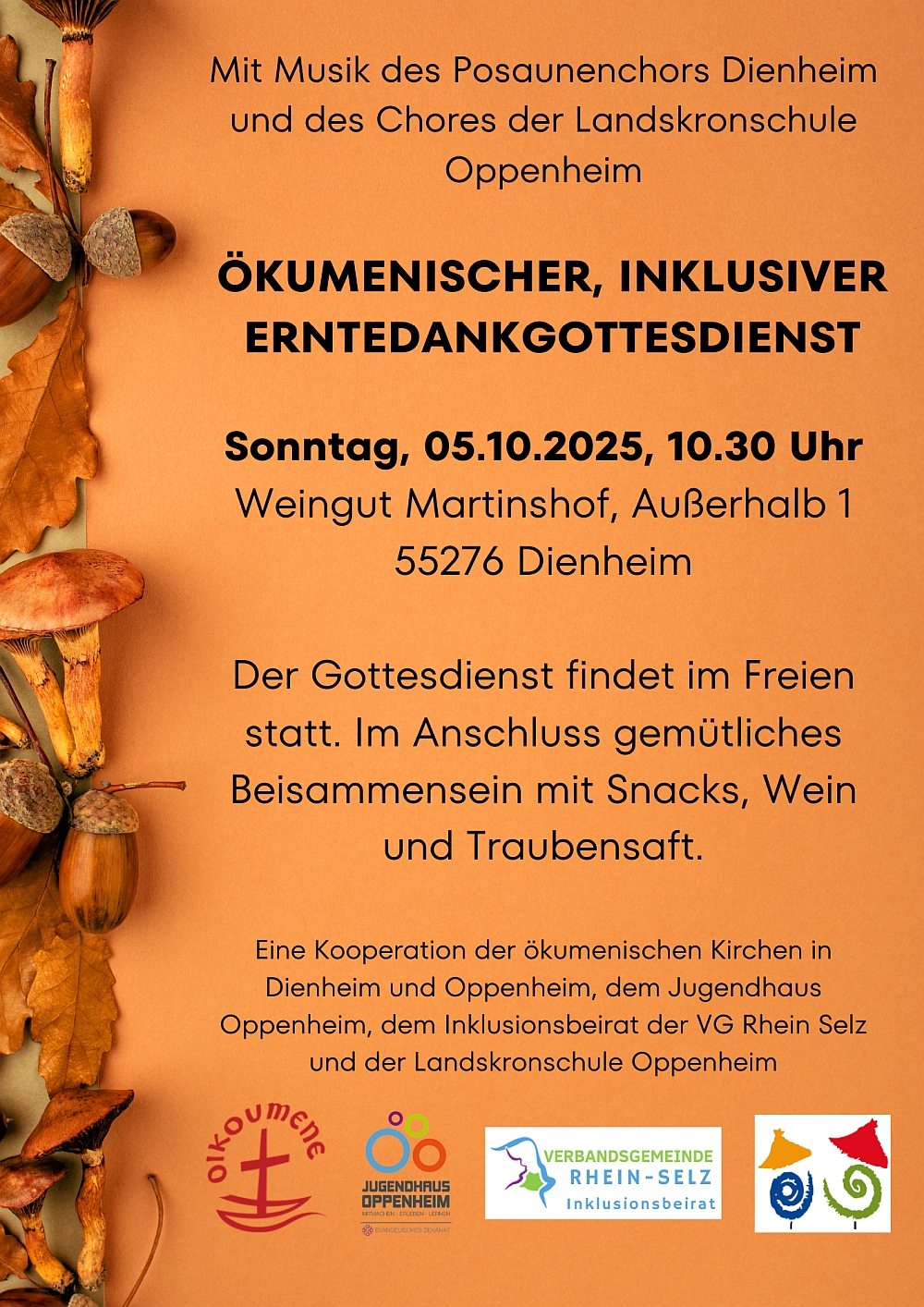 Ökumenischer inklusiver Gottesdienst in Dienheim